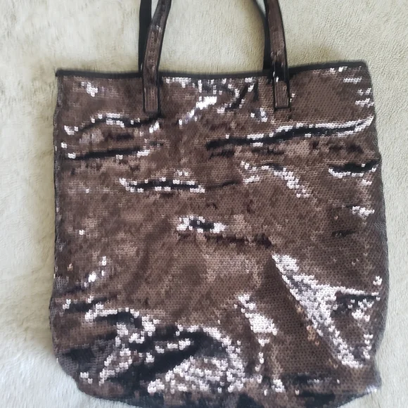 Victoria's Secret sequin shoulder/tote bag - Picture 3 of 9
